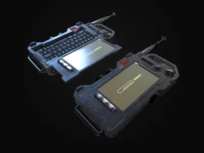 Transmitter Low-poly 3D model