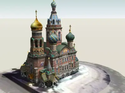 Church of the Savior on Blood 3D model