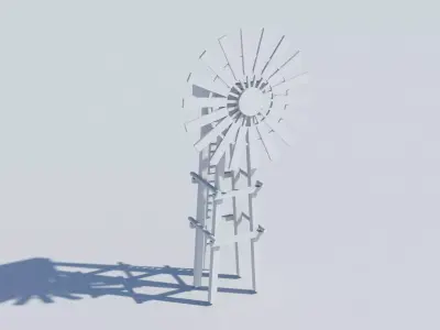 Wind mill Free 3D model