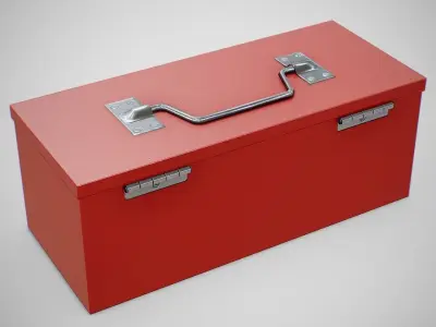 Toolbox - Generic 02  Clean Low-poly 3D model