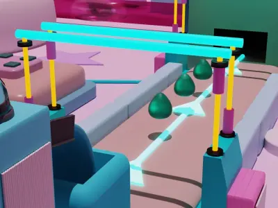 Soap Factory  Low-poly 3D model