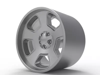 FOOSE FURY CONCAVE-v2 WHEEL 3D PRINT MODEL  3D print model