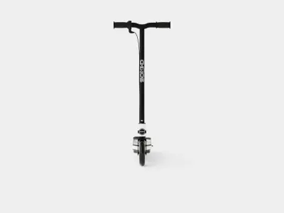 Chaos Black Kids Electric Scooter Low-poly 3D model