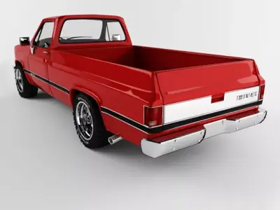 Classic Die-Cast Vintage Coupe Chevck Car 3D model