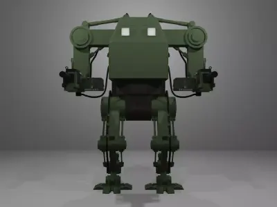 Armored Unit Futuristic 3D model