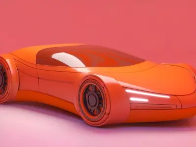 Future Car 27 3D model