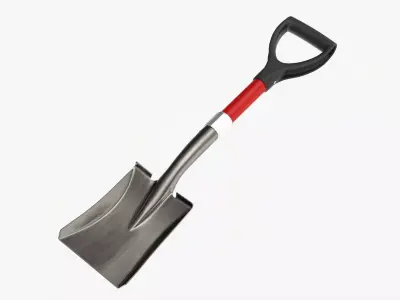 Shovel square head mini  3D model