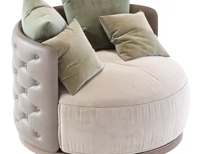 Armchair Mademoiselle 3D model