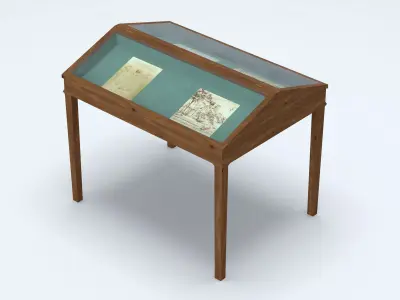 Exhibition case 2 3D model