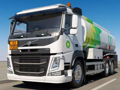 Volvo FM 6X2 Tanker 3D model