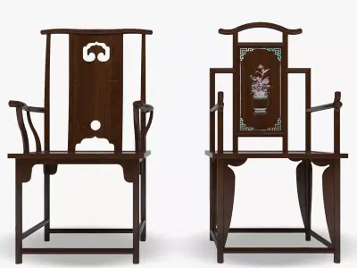 MING CHAIRS 3D model