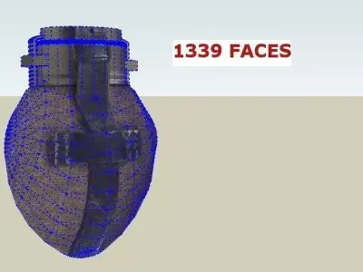 ammunition camouflaged tube 3D model
