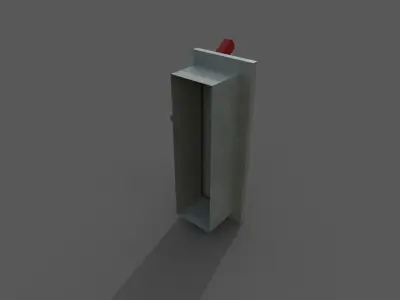 Electrical switch Low-poly 3D model