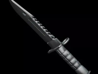 M9 Bayonet Knife 3D print model