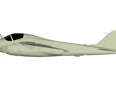 Grumman A-6 Intruder 3D model purchase