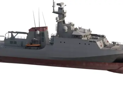 GREEK NAVY MODERN PATROL BOAT 3D model