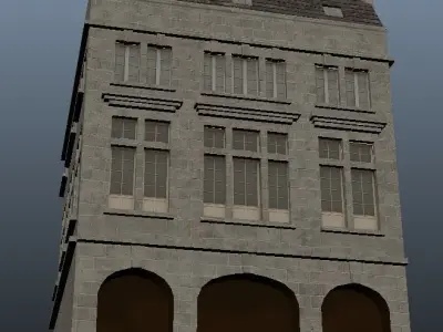 Old building 3D model purchase