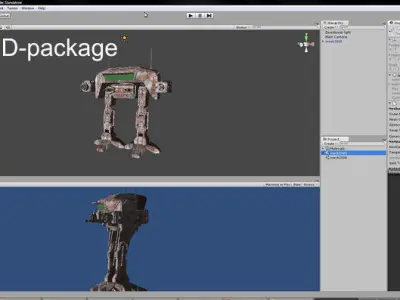 Mech2005 star wars robot 3D model
