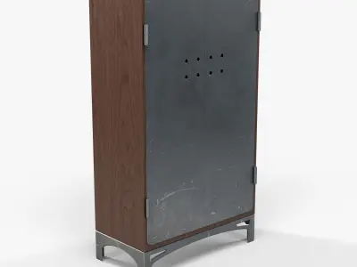 Industriart wardrobe 3D model purchase