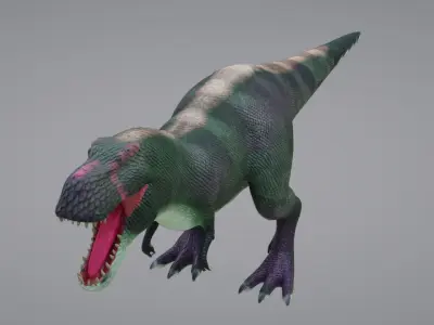 Tyrannosaurus Rex Low-poly 3D model 5