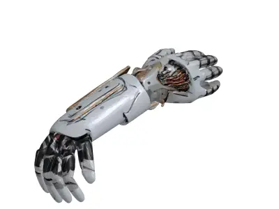 Futuristic Cybernetic Arm Model 3D model