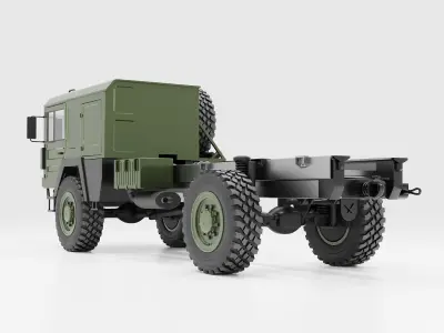 MAN KAT1 4x4 Military Truck 3D model