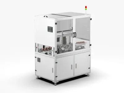 Spring and Anti-Rust Oil Assembly Machine 3D model