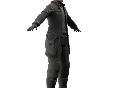 mr weyland 3d model  Low-poly 3D model