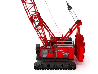 Manitowoc MLC100 Crawler Crane 3D model