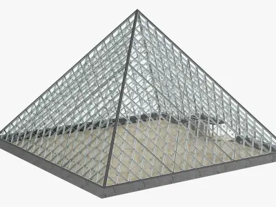  Glass Louvre Pyramid 