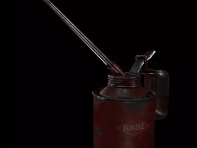 Oilcan oil can Free 3D model