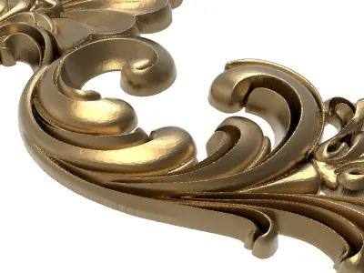 decorative pattern ready for 3D printing 3D model 77