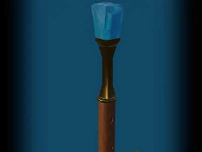 Angel Sword Low-poly 3D model get