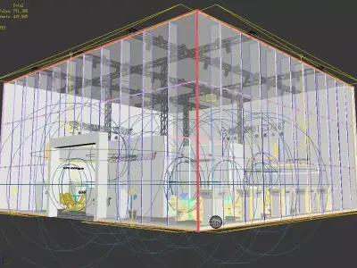 Exhibition - Area -10X10-3DMAX2009-051 3D model