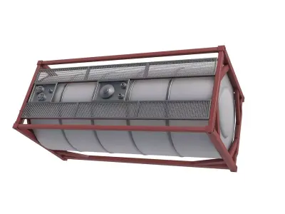  Fluid Tank Container 3D model