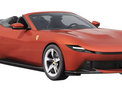 Ferrari Amalfi Spider 2027 3D model
