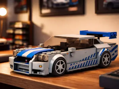 Speed Sports Toy Car 3D model