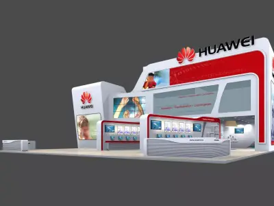 Exhibition - size - 24X21-3DMAX2009-0014 3D model
