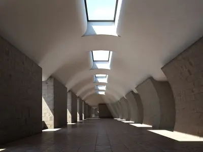 Corridor 02 3D model