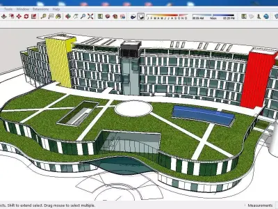 Sketchup Hotel G3 3D model