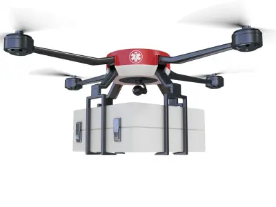 Medical Drone 3D model buy