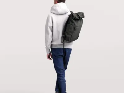 Humano Traveling Man with backpack 2206-2 3D model