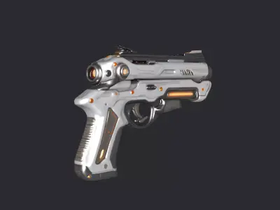 Futuristic Blast Gun 3D model