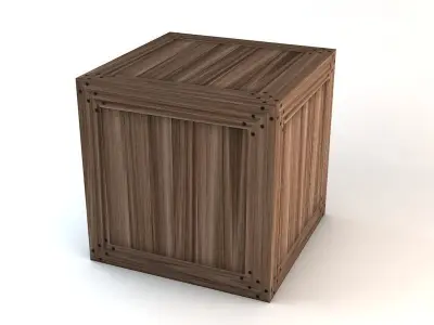 Wooden Crates Pack Low-poly 3D model