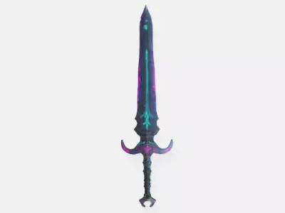 Fantasy sword 3D model