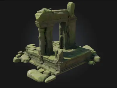 Ancient Ruins  Echoes of a Forgotten Civilization 3D model
