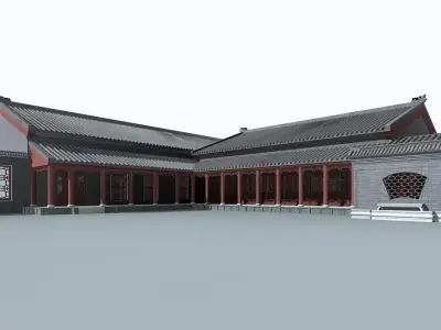 Chinese Style Architecture 3D model 69