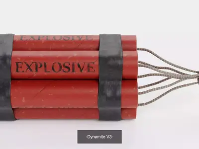 Dynamite Collection - Modular Explosive Props 3D Model Pack