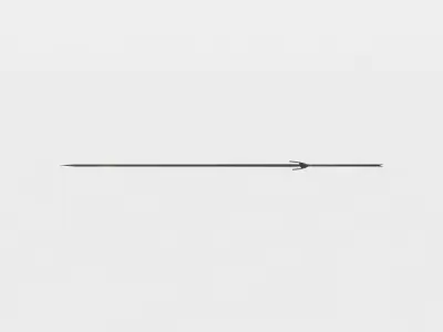 Old sword Low-poly 3D model get
