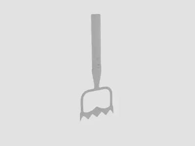 Sneeboer Royal Dutch Hoe Weeder Straight Low-poly 3D model